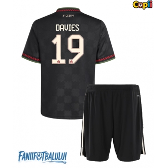 Bayern Munich Alphonso Davies #19 Echipament de Fotbal Replică 2025-26 Copii Treilea (+ Șorturi)